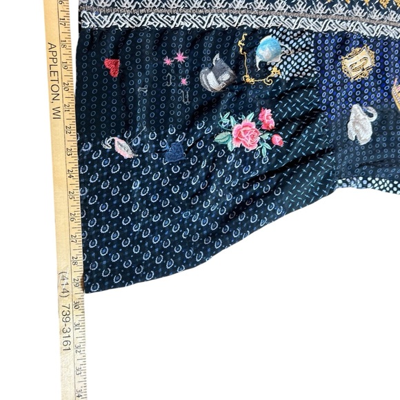 Johnny Was BiYA Embroidered Boho Blouse – Women’s XL - Picture 5 of 12